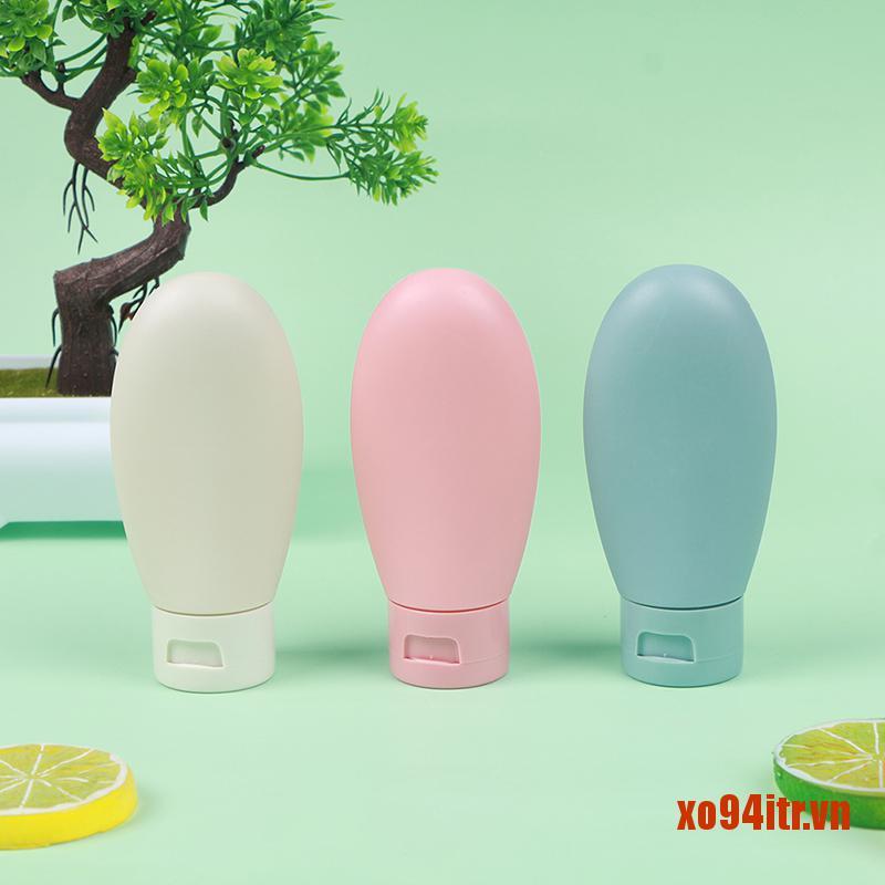 XOITR  3Pcs Refillable Bottle Kit Portable Essence Shampoo Shower Gel Bottles Cont