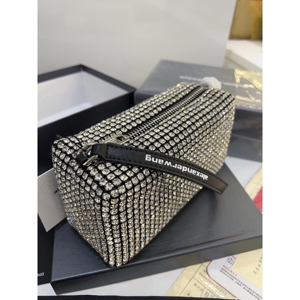 Túi kẹp nách alexwang đính đá full box video shop quay