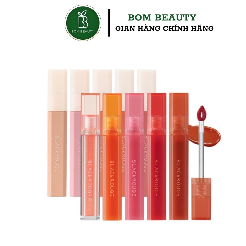 (Thanh lý-xả kho) Son Kem Lì Mịn Mượt Nhẹ Môi Black Rouge Half N Half Water Velvet 2021