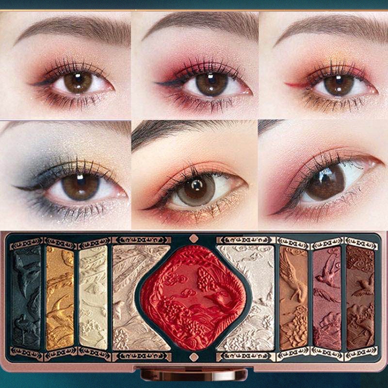 Bảng phấn mắt Dikalu lâu trôi chống mồ hôi thiết kế phong cách Trung Hoa | BigBuy360 - bigbuy360.vn