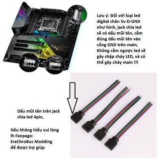 Dây chia cổng RGB 4pin