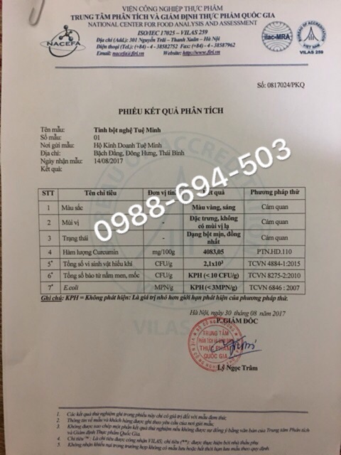 Trợ giá - 1kg tinh bột nghệ nguyên chất( Bao test - có giấy chứng nhận) hsd 2019 | BigBuy360 - bigbuy360.vn