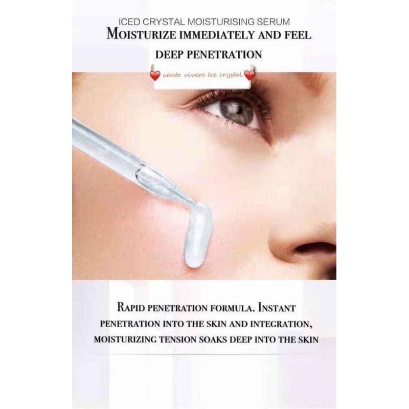 Tinh chất serum dưỡng căng mịn se lỗ chân lông ngừa mụn ICE CRYSTAL SERUM | BigBuy360 - bigbuy360.vn