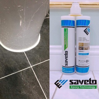 Keo chà ron 400 ml saveto-màu trắng