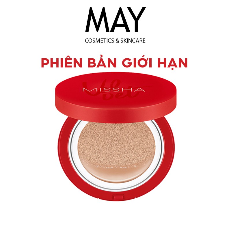 Phấn Nước MISSHA VELVET Kiềm Dầu Che Phủ Cao FINISH Cushion SPF50+/PA+++ 15g ( ĐỎ )