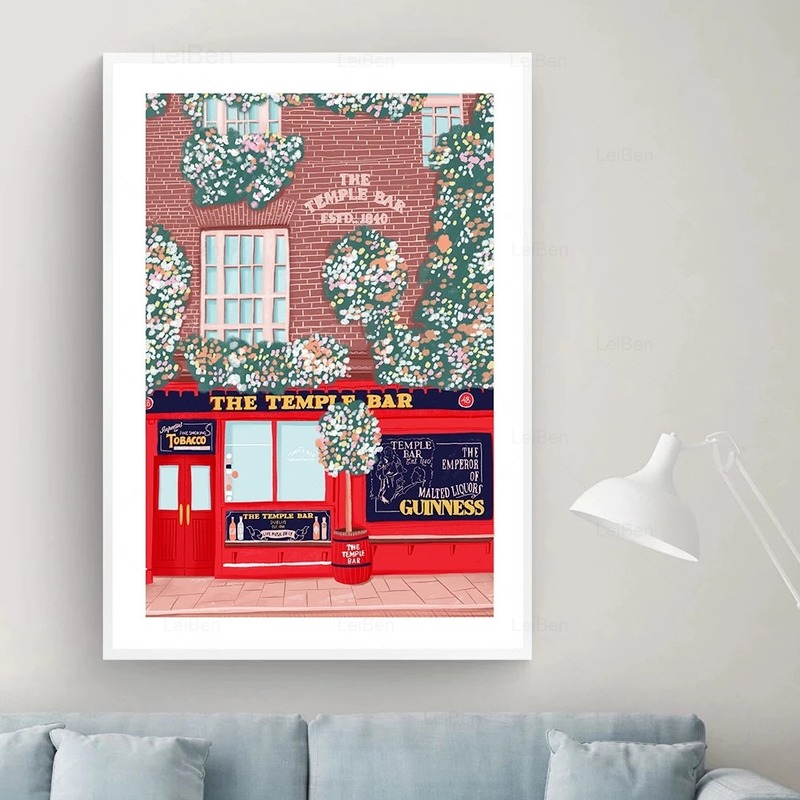 Bộ tranh đính đá 5D DIY hình thành phố New York và Paris 30x40cm trang trí nhà cửa | BigBuy360 - bigbuy360.vn