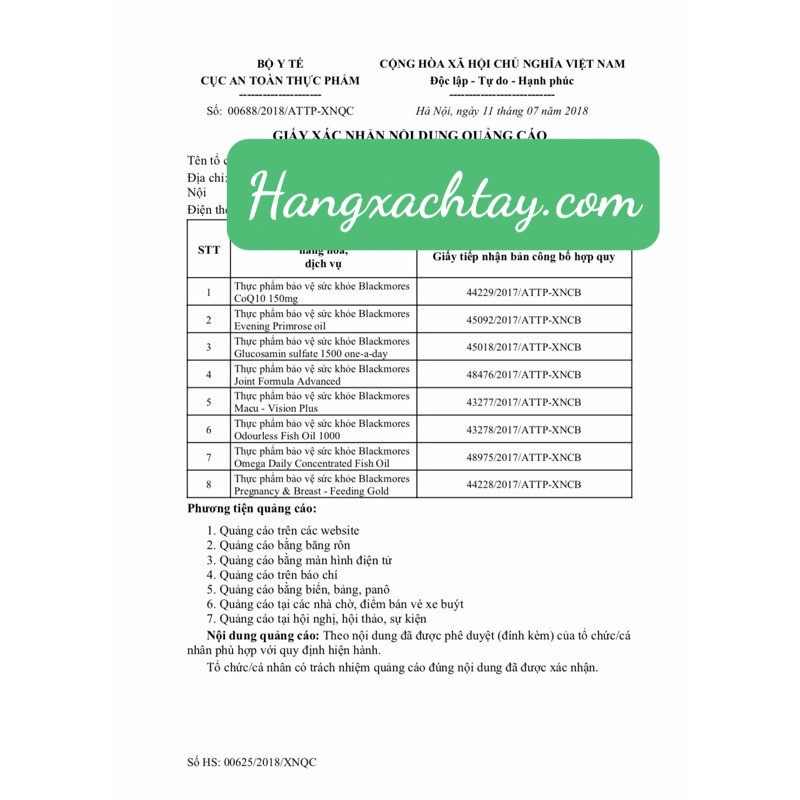 Tinh dầu hoa anh thảo blackmore 190v