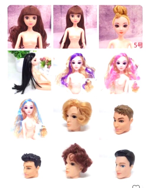 Đầu búp bê - 1 cái