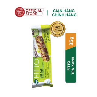 [BÁNH ĂN KIÊNG GIẢM CÂN] Thanh FITTO Greentea Bar 35g Ngũ Cốc Dinh Dưỡng Gạo Lứt  Và Các Loại Hạt Điều Đậu Phộng Mè