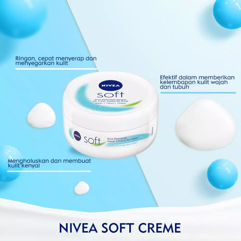 Nivea (hàng Mới Về) Lọ Đựng Dung Dịch Làm Mềm Da 50ml