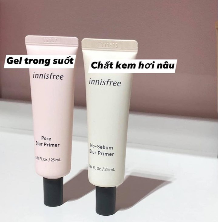 Kem Lót Kem Lót Dưỡng Ẩm, Kiềm Dầu Innisfree Pore Blur Primer 25ml