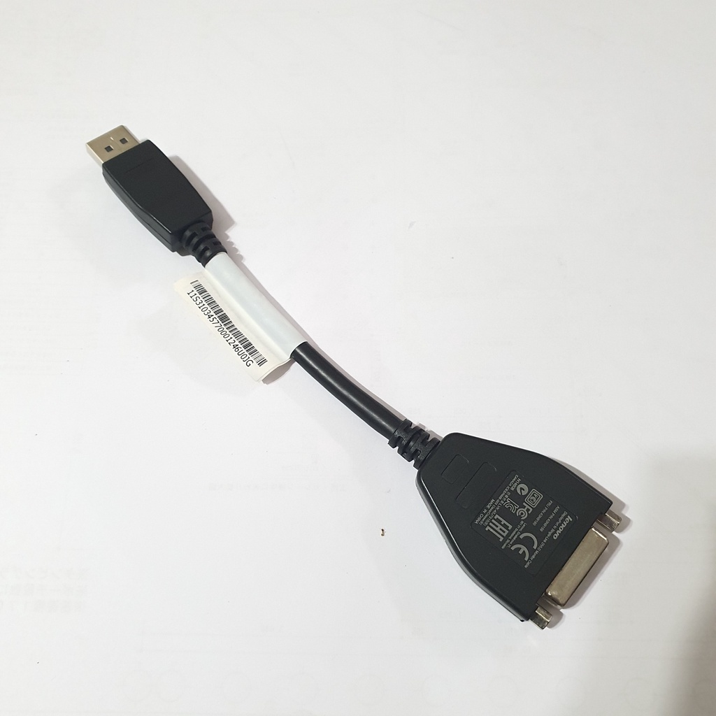 Cáp Lenovo chuyển đổi tín hiệu DisplayPort sang DVI 24+1 chính hãng