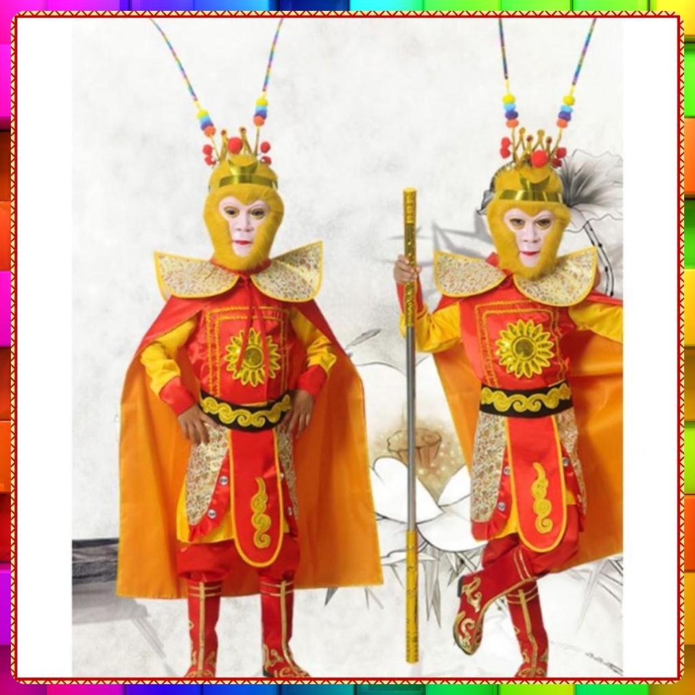 Quần Áo Trang Phục Tề Thiên Đại Thánh Nhí- Tôn Ngộ Không Cực Ngầu -Shop Tôn Ngộ Không Việt Nam