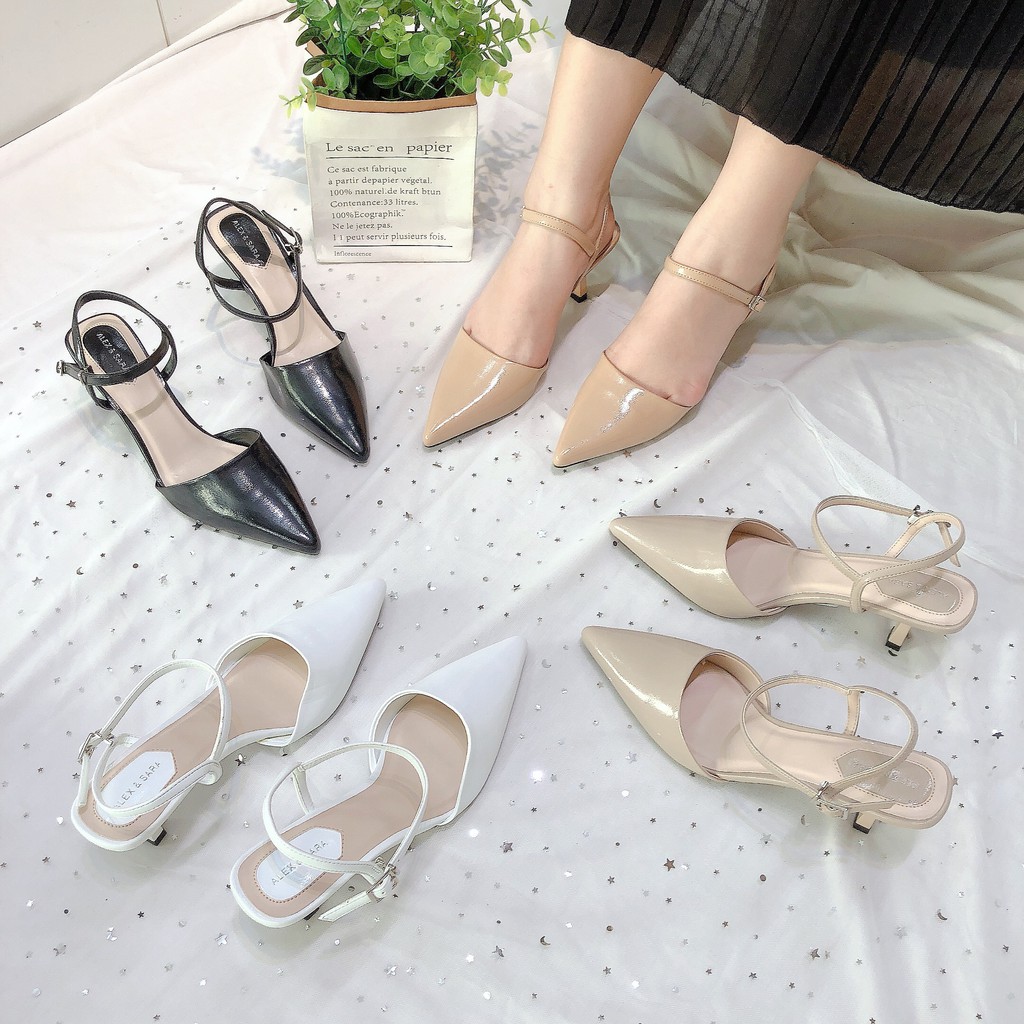 GIÀY SANDAL NỮ AS SLB DA BÓNG 7P VNXK