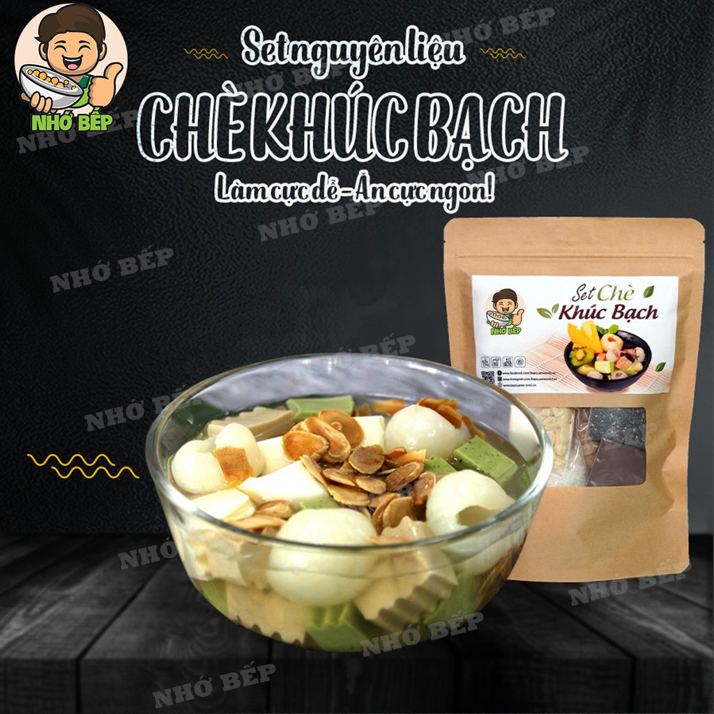 [Now Ship] Chè Khúc Bạch Tự Nấu Tặng Kèm Công Thức - NHỚ BẾP