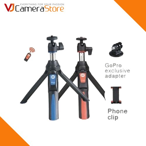 Gậy Chụp Ảnh Thông Minh 3 trong 1 - Benro smart mini tripod MK10 ( Màu đen pha đỏ)