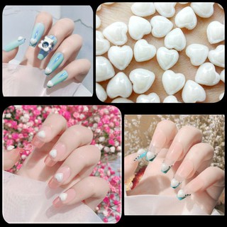 1 cặp- 2 charm trái tim