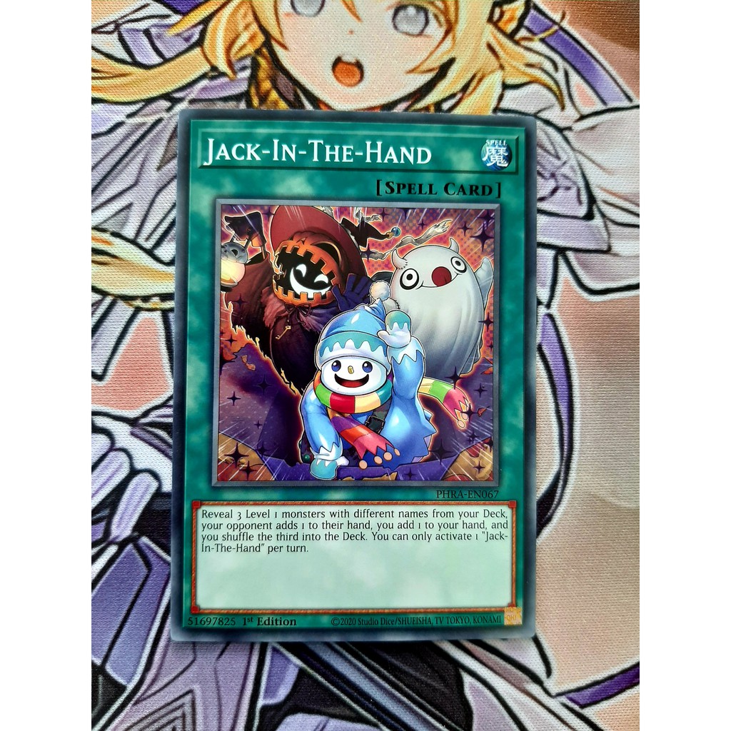 [ĐỖ LẠC SHOP ] THẺ BÀI YUGIOH -SPELL - Jack-In-The-Hand - PHRA-EN067