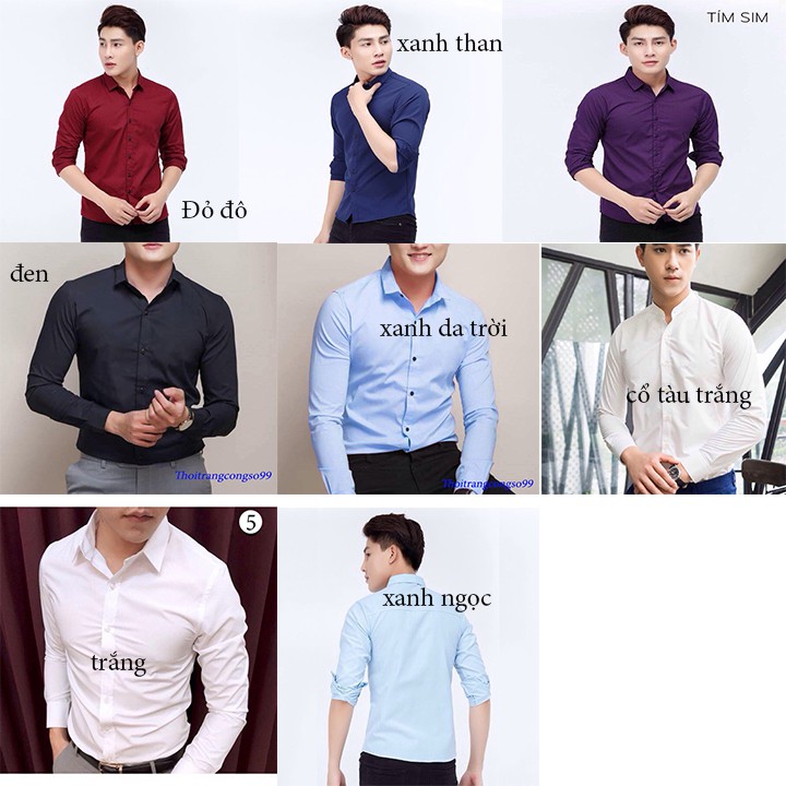 Áo Sơ Mi Nam Dài Tay Hàn Quốc Cao Cấp | BigBuy360 - bigbuy360.vn