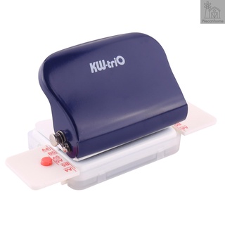 Dụng Cụ Bấm Lỗ Giấy 6 Lỗ Bằng Kim Loại Cỡ A4 A5 B5 6mm Tiện Dụng