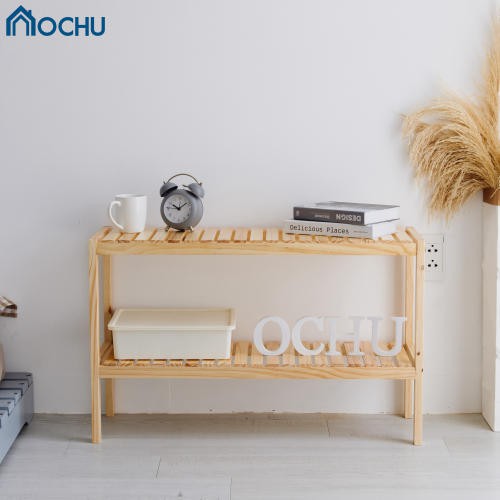 Kệ gỗ đa năng 2 tầng OCHU Đựng sách, giày dép để đồ thông minh BENCH 2F Nội thất lắp ráp decor phòng ngủ