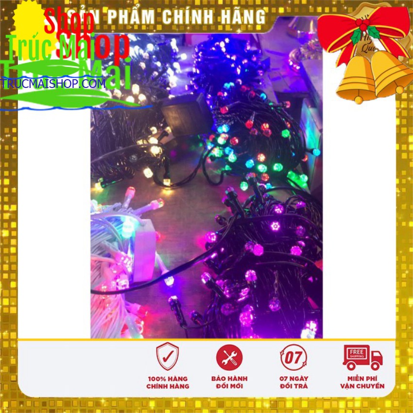 Đèn nháy led 50m, 10m giá rẻ nháy nhiều màu