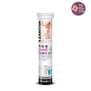 1 ỐNG 20 VIÊN - Sủi giảm cân hàn quốc ZANTIVA EVERFIT DIE thanh lọc giảm mỡ giữ dáng