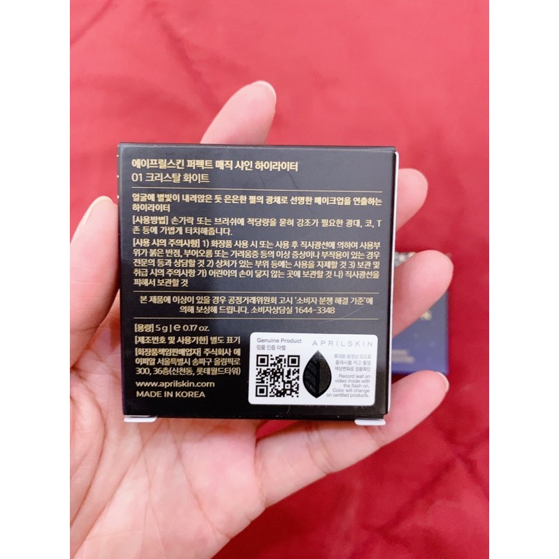 Phấn Bắt Sáng April Skin Perfect Magic Shine Highlighter | BigBuy360 - bigbuy360.vn