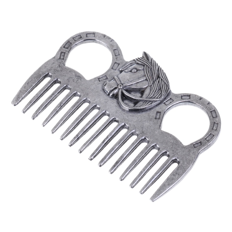 Lược Chải Tóc Răng Tròn Bằng Kim Loại Chất Lượng Cao