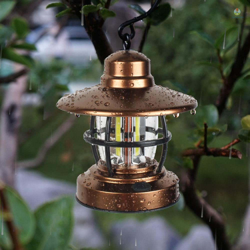 5 Đèn LED Cắm Trại Chống Nước Phong Cách Vintage