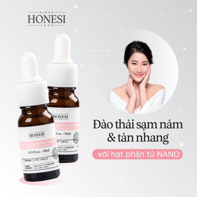 Tinh Chất Ngừa Nám Làm Sáng Da HONESI Vita Peel Brightening Ampoule 10ml x 5 lọ