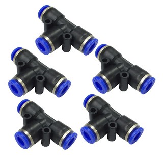 Set 5 cut chữ T - Cut chia 3 cho hệ thống phun sương làm mát dùng ống plastic 8mm