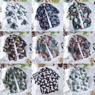 Áo Sơ Mi Ngắn Tay In Hoa  Năng Động Dành Cho Nam (100 Kiểu) (S71-S80)