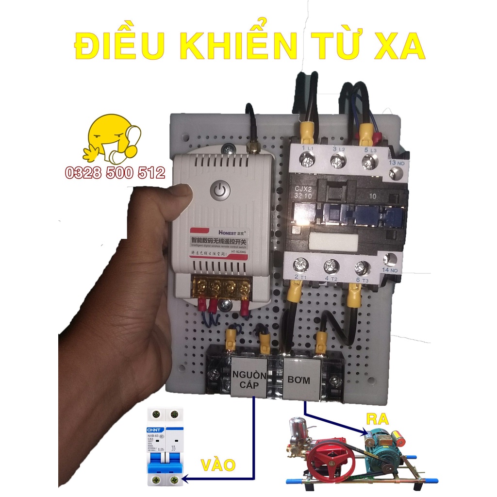 Điều khiển từ xa máy bơm máy rữa xe công suất lớn