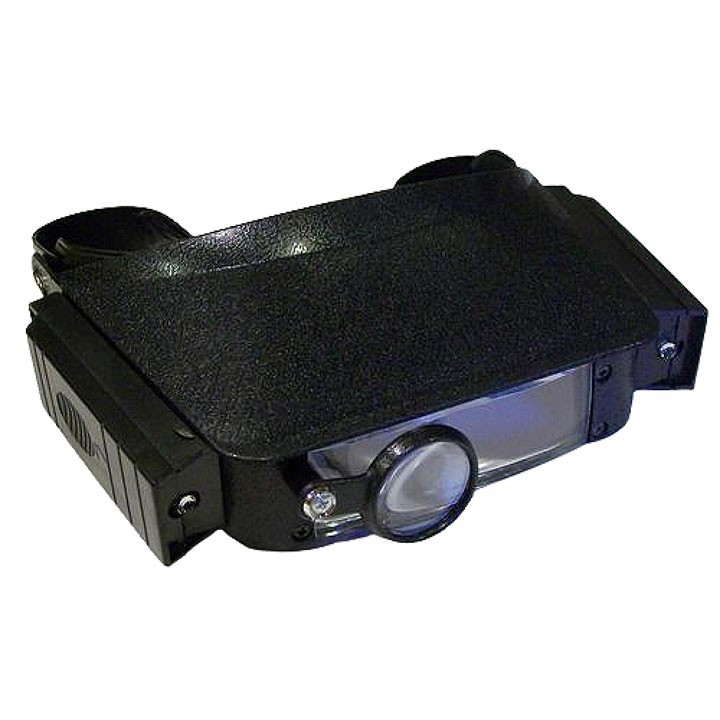 [FREE SHIP =&gt; 50K ] Kính lúp đội đầu zoom 1,8 lần, 2.3x, 3.7x, 4.8x, có đèn