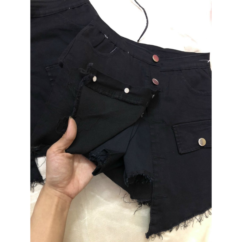 Chân váy kaki phối nắp túi lệch tà siêu xinh xắn | BigBuy360 - bigbuy360.vn