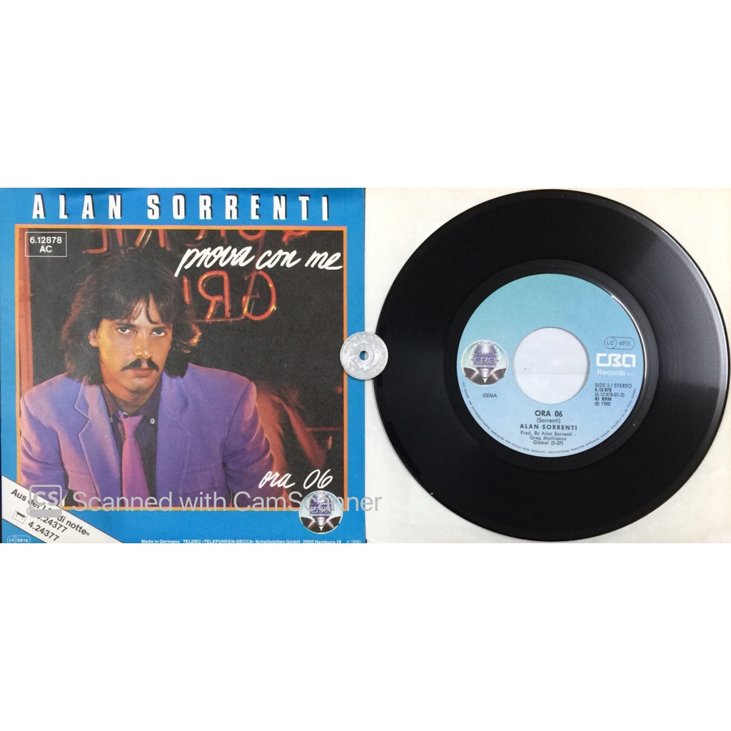 stereomate - Đĩa than: Single Vinyl - 7 inch 45RPM: Alan Sorrenti [Pop Ý]