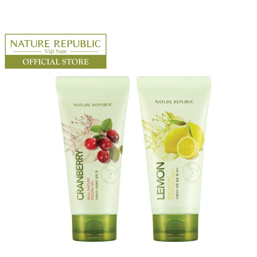 [Mã FMCGMALL - 8% đơn 250K] Gel tẩy tế bào chết NATURE REPUBLIC Real Nature Peeling Gel 120ml