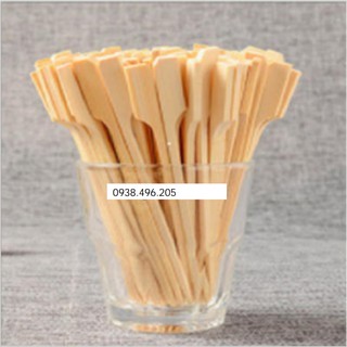 Cây Xiên Gỗ Lá Cờ 20cm 50 Cái