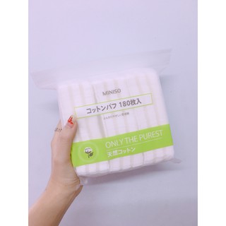 Bông tẩy trang Miniso 180 miếng