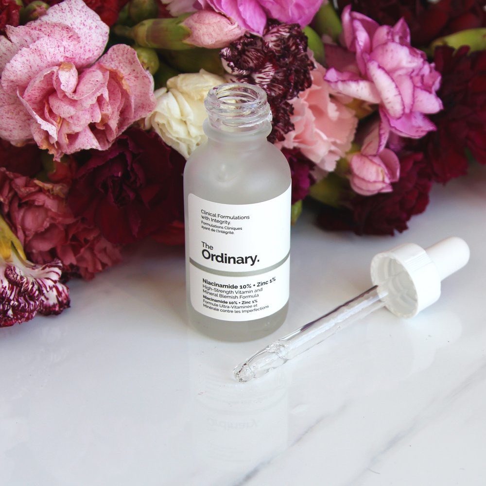 Serum  ngừa mụn, sáng da,se khít Niacinamide 10% + Zinc 1% - The Ordinary