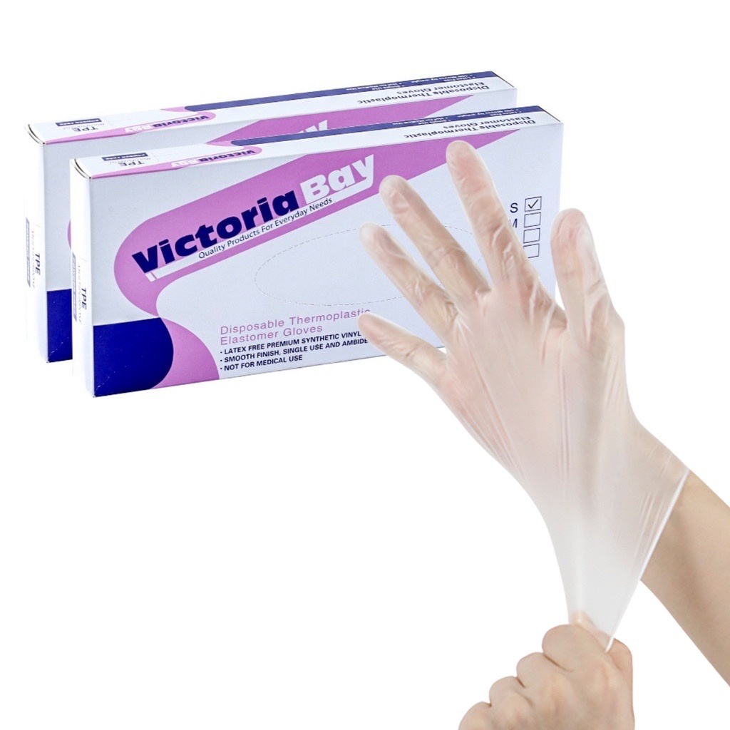 Hộp 100 găng tay nấu ăn siêu dai Victoria Bay tiện lợi