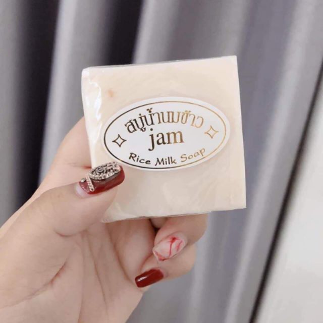 SÁP GẠO JAM RICE MILK SOAP (THÁI LAN CHÍNH HÃNG)