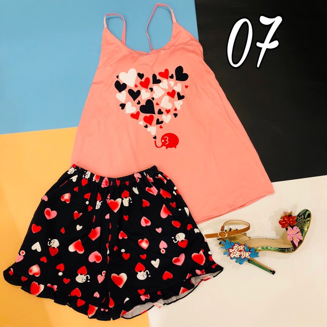 Bộ đồ ngủ 2 dây kèm lót ngực loại 1 chuẩn túi zip hàng Quảng Châu cao cấp