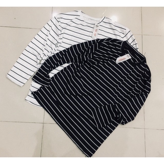 Áo Thun Sweater Kẻ Sọc Ngang( Hình Thật)
