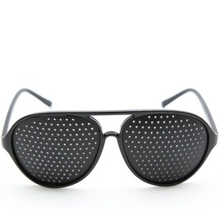 Kính tập mắt Pinhole Glasses - tặng kèm hộp kính thời trang bảo vệ kính + kèm file hướng dẫn tập mắt