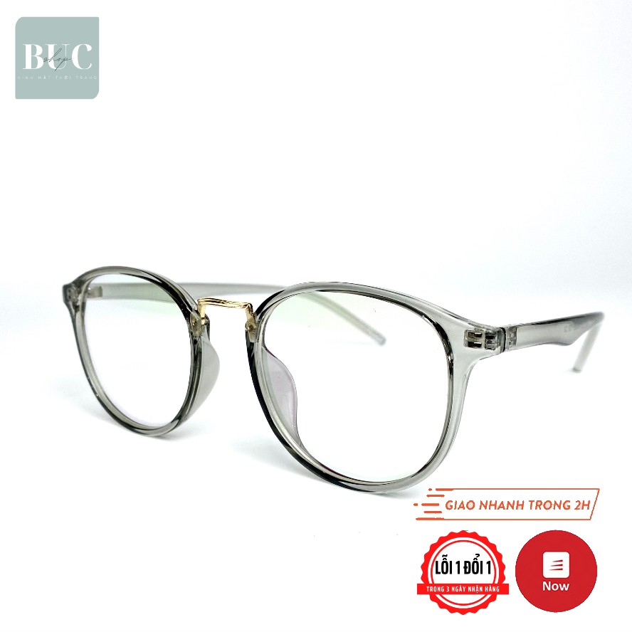 Gọng kính cận nhựa dẻo mắt tròn nhiều màu 209 BUCSHOP nam nữ | BigBuy360 - bigbuy360.vn