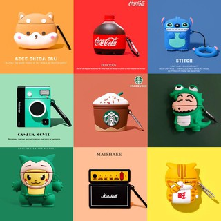 [Hàng Mới Về] Vỏ Bảo Vệ Tai Nghe Airpods Case Airpods Thế Hệ 1&2 Siêu Cute Bằng Sillicone Dẻo