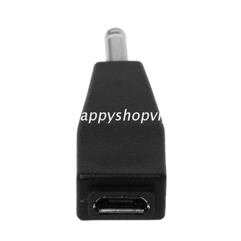 Đầu chuyển đổi cổng Micro USB Female sang DC 3.5x1.35mm Male cho đèn LED HUB