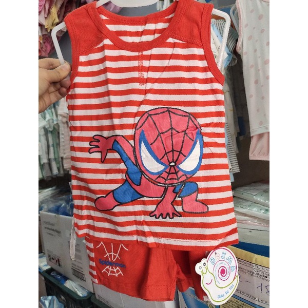 Bộ sát nách kẻ in nhện Dokma